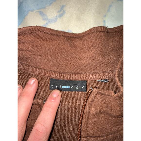 Trilogy Brown Floral Sweatshirt - Women's Size - Picture 2 of 3